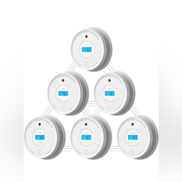 AEGISLINK Interlinked Smoke Carbon Monoxide Detector Combo - Picture 1 of 10